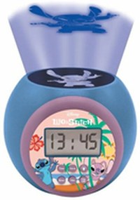 Ξυπνητήρι Ραδιόφωνο με Προβολέα LCD Lexibook Stitch