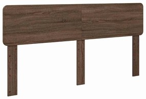 vidaXL Κεφαλάρι Καφέ δρυς 180 cm Επεξεργασμένο ξύλο