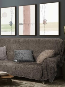 ΡΙΧΤΑΡΙ SOGGY BROWN Καφέ Ριχτάρι τριθέσιου καναπέ: 180 x 300 εκ. MADI
