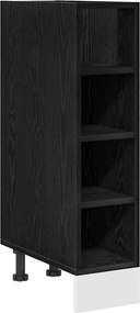 vidaXL Βάση Ντουλάπας Κουζίνας Μαύρη δρυς 20 x 44,5 x 81,5 εκ.