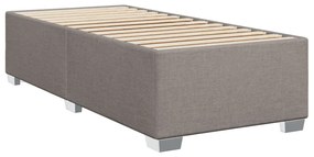 ΚΡΕΒΑΤΙ BOXSPRING ΜΕ ΣΤΡΩΜΑ TAUPE 90X200 ΕΚ. ΥΦΑΣΜΑΤΙΝΟ 3292675