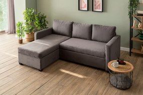 Corner Sofa-Bed Kado - Grey Grey