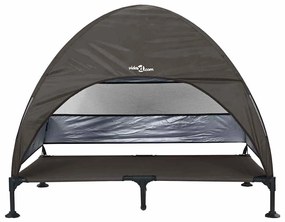 vidaXL Ανασηκωμένο Κρεβάτι Σκύλου Καφέ 127 x 81 x 108 εκ.