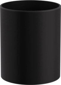 Καλάθι Απορριμμάτων (Φ20x24) Pam & Co 6lt 2024-403 Black Matt