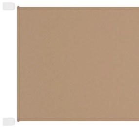 Τέντα Κάθετη Taupe 250 x 360 εκ. από Ύφασμα Oxford - Μπεζ-Γκρι