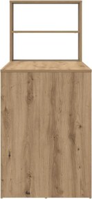 vidaXL Γραφείο Artisan Oak 113 x 54 x 120 εκ. Επεξεργασμένο ξύλο