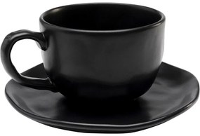 Coffee Cup Organic Black (2/part) - Μαύρο