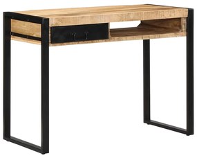 vidaXL Γραφείο  100x50x75 cm Στερεό ακατέργαστο ξύλο Mango
