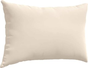 vidaXL Μαξιλάρι Καναπέ 2 pcs Μπεζ 60 x 40 cm ύφασμα