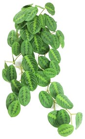 Τεχνητή Κρεμαστή Καλαθέα Zebrina 5091-7 85cm Green Supergreens Πολυαιθυλένιο