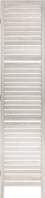 Παραβάν Με 3 Ράφια (120.5x37x170) A-S White 157120A