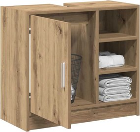 vidaXL Ντουλάπι Μπάνιου Artisan Oak 63 x 29 x 55 cm Επεξεργασμένο ξύλο