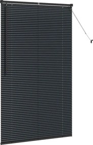 vidaXL Βενετσιάνικες Ρόδες Μαύρο 175 x 100 εκ. Αλουμίνιο