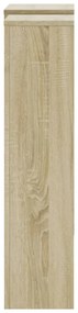 vidaXL Κάλυμμα Καλοριφέρ Sonoma Δρυς 205x21,5x83,5εκ. Επεξ. Ξύλο
