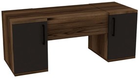 Τουαλέτα Με Καθρέπτη Mercan 550ARN2794 100x35,5x74,1cm Walnut-Anthracite