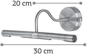Απλίκα τοίχου InLight 1025-Νίκελ