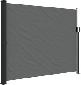 vidaXL Σκίαστρο Πλαϊνό Συρόμενο Ανθρακί 160 x 600 εκ.