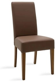 Καρέκλα Ditta 047-000032 53x50x88cm Walnut Ξύλο,Τεχνόδερμα