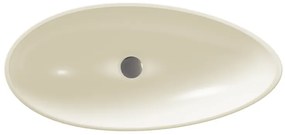 Sanitec Bliss 284 Νιπτήρας Συνθετικός Επικαθήμενος 66x35,5x14cm Ocra