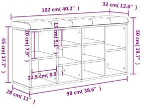 ΠΑΠΟΥΤΣΟΘΗΚΗ ΚΑΠΝΙΣΤΗ ΔΡΥΣ 102X32X50 ΕΚ. ΑΠΟ ΕΠΕΞΕΡΓΑΣΜΕΝΟ ΞΥΛΟ 835114