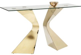 Κονσόλα Gloria Χρυσή 140x45x82εκ - Χρυσό