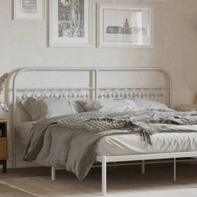 vidaXL Ανταλλακτικό κεφαλάρι Λευκό 180 εκ. Μεταλλικό