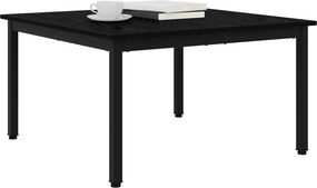 vidaXL Τραπεζάκι σαλονιού Μαύρη Οξυά 80 x 80 x 45 cm
