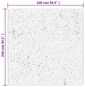 Χαλί HUARTE με Κοντό Πέλος Μαλακό/ Πλενόμενο 240x240 εκ. - Πράσινο