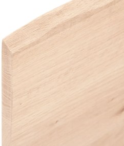 vidaXL Ράφι Τοίχου 40 x 30 x 2 εκ. από Ακατέργαστο Μασίφ Ξύλο Δρυός