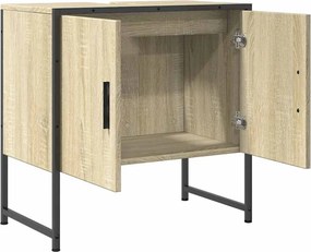 vidaXL Ντουλάπι Νιπτήρα Μπάνιου Sonoma Δρυς 60x33x60 εκ. Επεξ. Ξύλο