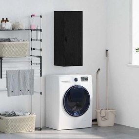 vidaXL Επιτοίχιο ντουλάπι Μαύρη Οξυά 34,5 x 34 x 90 εκ.