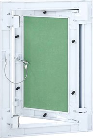 vidaXL Πάνελ Πρόσβασης Πράσινο και Ασημί 25 x 35 εκ
