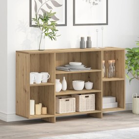 vidaXL Πλαϊνό γραφείο artisan δρυς 120 x 30 x 75 εκ Επεξεργασμένο ξύλο