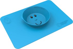 Δίσκος Εκπαίδευσης Φαγητού Matchstick Monkey Anti-Slip Bowl Blue