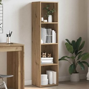vidaXL Ντουλάπι βιβλίων Artisan Oak 36x30x143 cm Κατασκευασμένο ξύλο