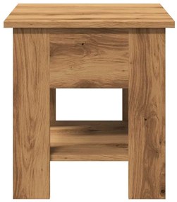 Τραπεζάκι σαλονιού Artisan Oak 40x40x42 cm Κατασκευασμένο ξύλο - Καφέ