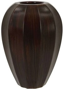 Βάζο Μπόμπα 15-00-22507-25 Φ16x27cm Brown Marhome Κεραμικό