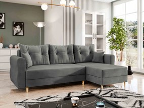 Γωνιακός Καναπές Zako-Anthraki - 144.00Χ132.00Χ85.00cm