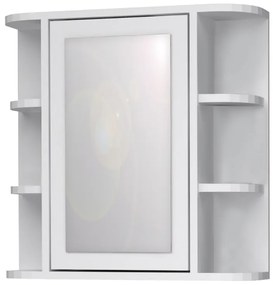 Καθρέπτης μπάνιου Diro Μegapap χρώμα λευκό 65x17,5x60εκ.-GP028-0127,1