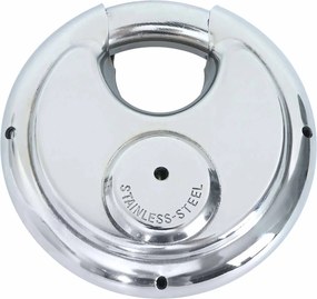 vidaXL Κλειδώματα Discus με Κλειδιά 12 pcs Ασημί 9 x 2.8 x 9 εκ