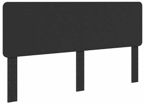 vidaXL Κεφαλάρι Μαύρη Οξυά 180 cm Επεξεργασμένο ξύλο