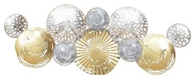 Διακοσμητικό Τοίχου Dille 209-000013 114,9x4,4x43,2cm Multi Inart Μέταλλο