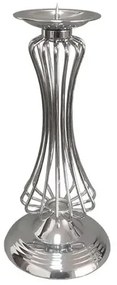 MarHome ΜΕΤΑΛΛΙΚΟ ΚΗΡΟΠΗΓΙΟ - ΑΣΗΜΙ ΣΥΡΜΑ Υ31cm 1/6KIB  15-17793