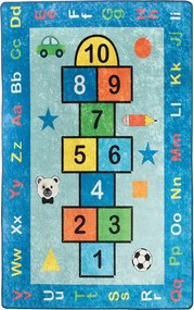 Carpet (200 x 290) Seksek - Blue Multicolor