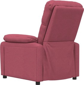 vidaXL Πολυθρόνα Ανακλινόμενη Μπορντό Υφασμάτινη