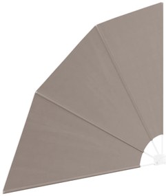 vidaXL Αδιάφανο σκίαστρο μπαλκονιού Taupe 160 x 160 cm ύφασμα