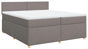 ΚΡΕΒΑΤΙ BOXSPRING ΜΕ ΣΤΡΩΜΑ TAUPE 200X200 ΕΚ. ΥΦΑΣΜΑΤΙΝΟ 3289084