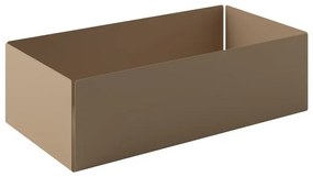 Θήκη Οργάνωσης Ανοξείδωτη Matt Beige 25x13x7,5εκ. Pam &amp; Co 119-103