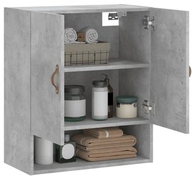 vidaXL Ντουλάπι Τοίχου Γκρι Σκυρ. 60x31x70 εκ. Επεξεργασμένο Ξύλο