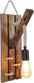 Απλίκα Τοίχου A-G Ahsap 806ALD1473 Walnut